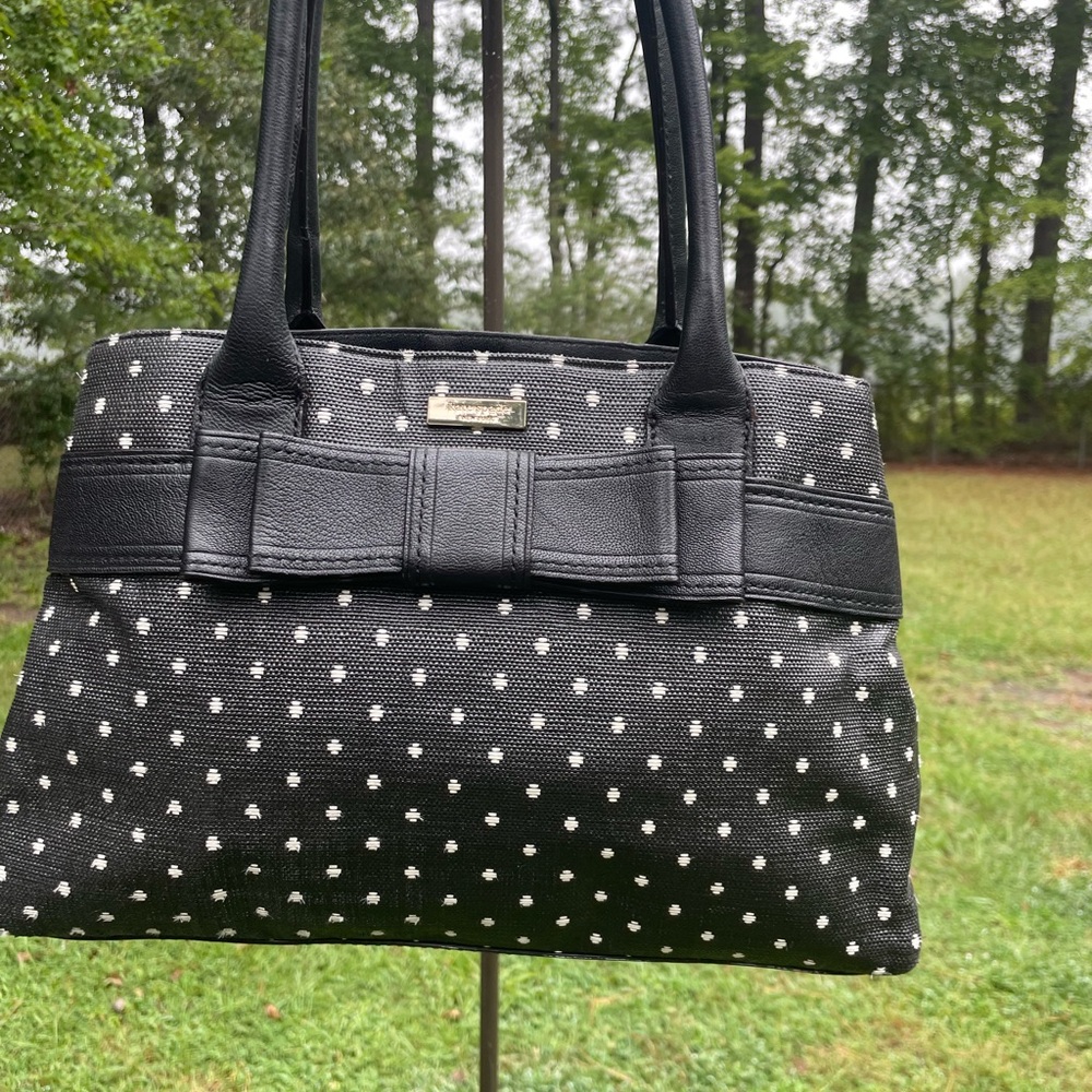 Kate Spade  NewYork Raffia tote bag.